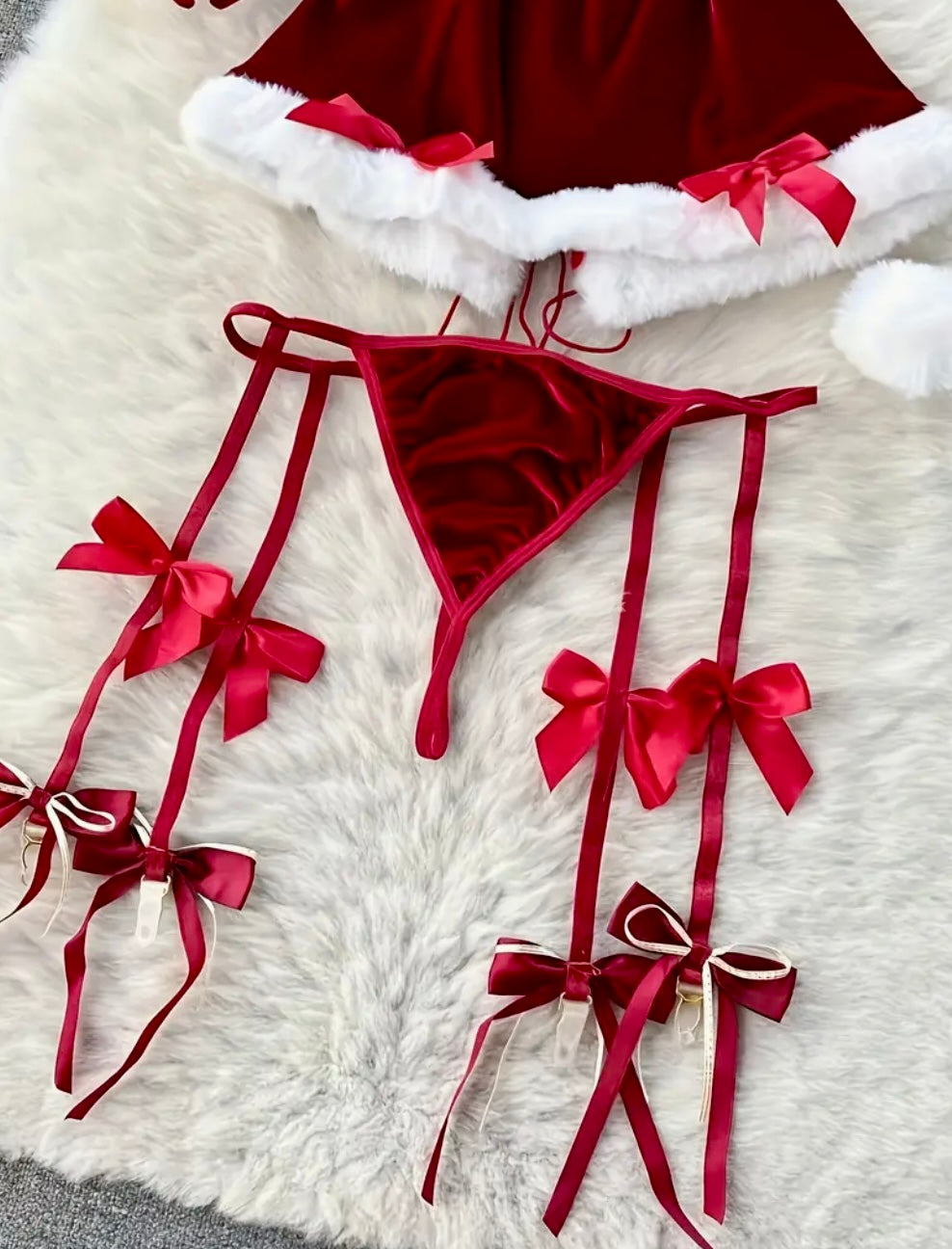 CONJUNTO DE LENCERÍA NAVIDEÑO MAMÁ NOELA