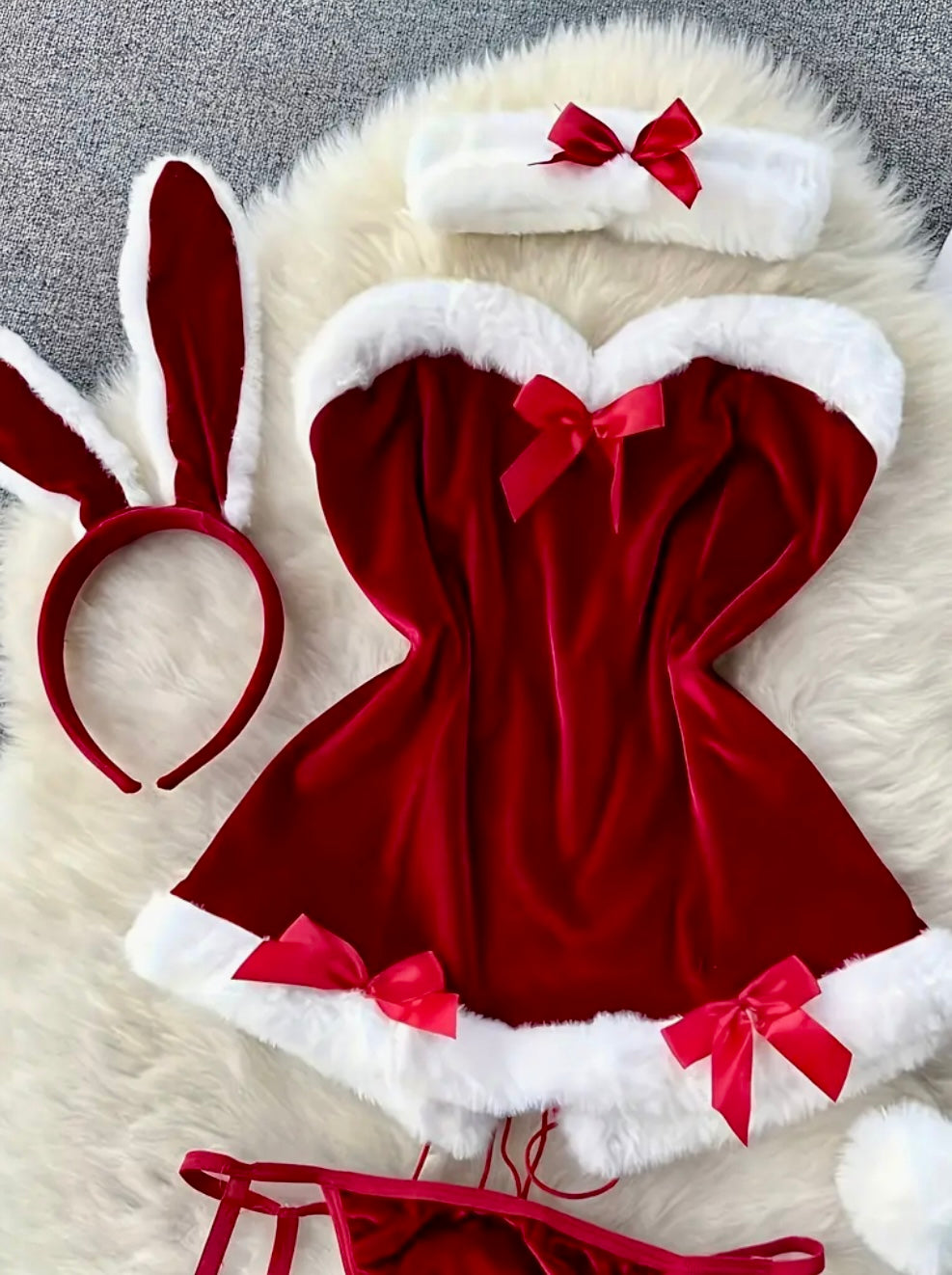 CONJUNTO DE LENCERÍA NAVIDEÑO MAMÁ NOELA