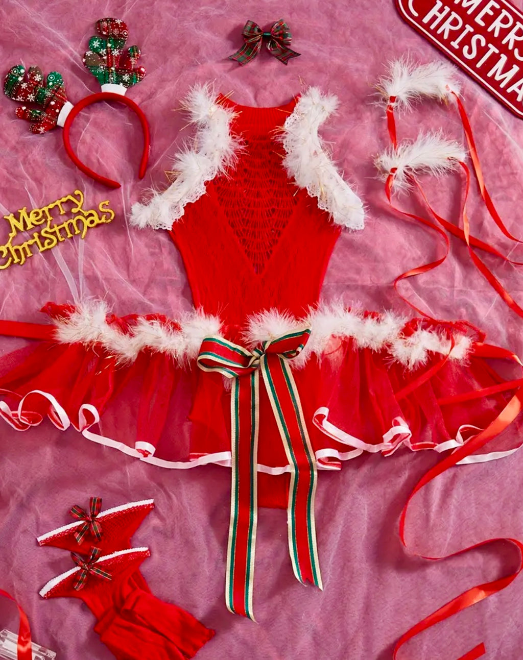 CONJUNTO LENCERÍA NAVIDAD DANNE