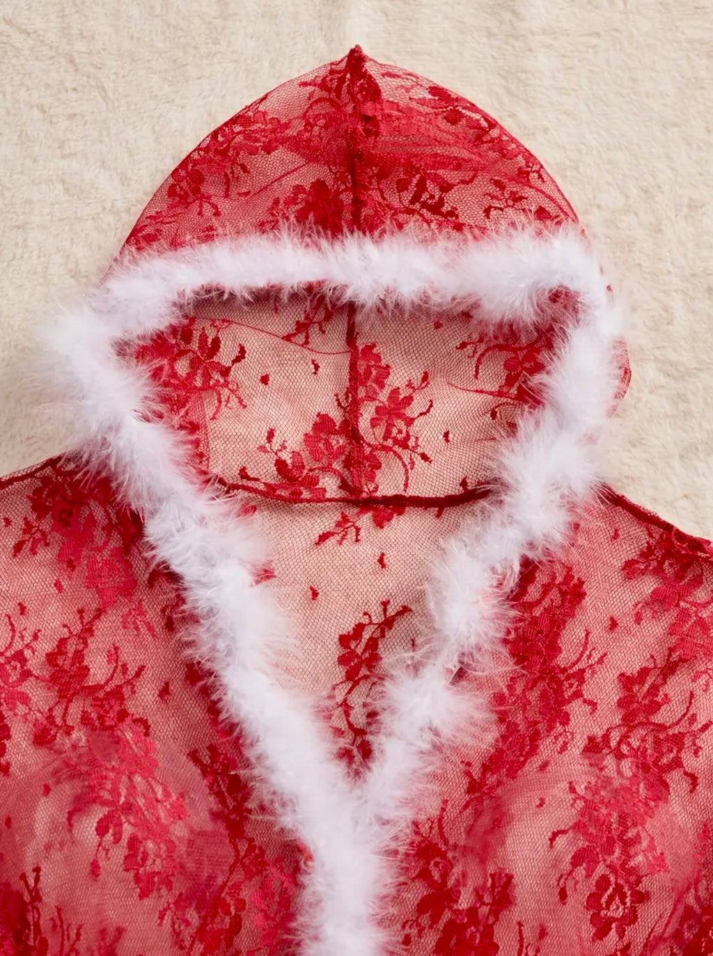 TRAJE DE ENCAJE NAVIDEÑO SUSI