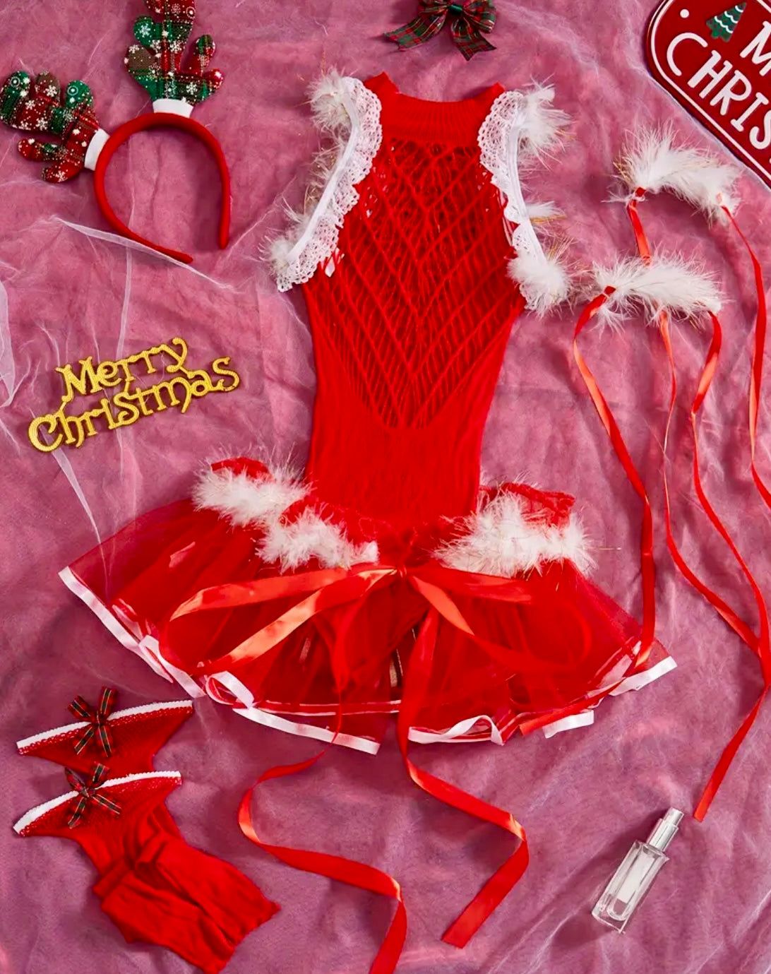 CONJUNTO LENCERÍA NAVIDAD DANNE