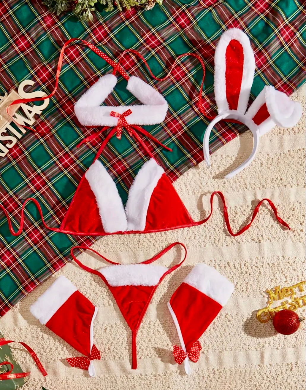 CONJUNTO DE LENCERÍA NAVIDEÑO BRINDA